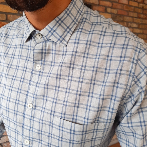 NEW Billy Reid Plaid Casual Button Up Shirt NWOT - Picture 4 of 12